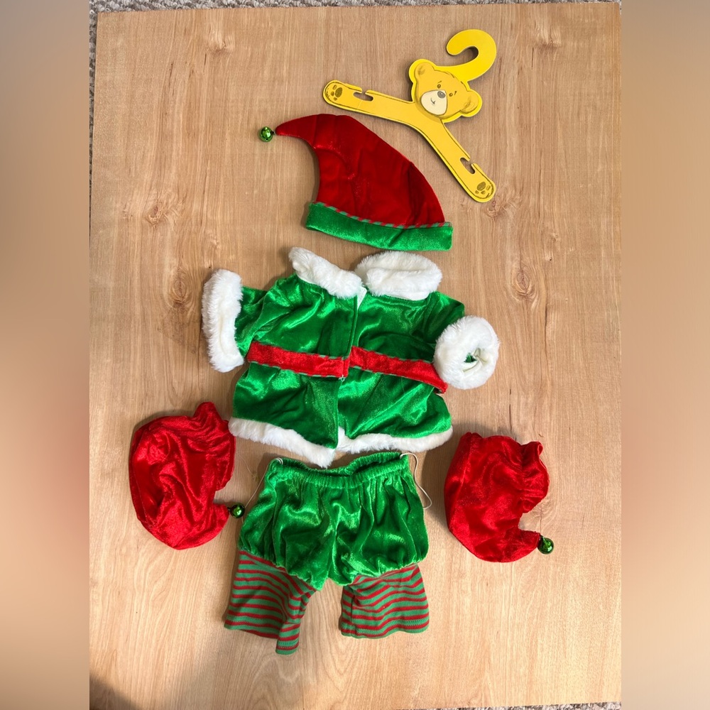 🎄🧸 Build-A-Bear Elf 5 piece outfit